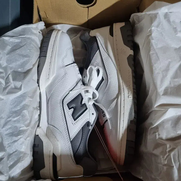 [BUNJANG] New Balance 550 White Grey 2E 280 New / 뉴발란스 550 화이트 그레이 2E 280 새상품