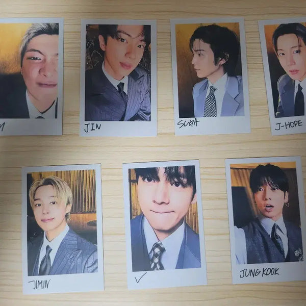 [BUNJANG] BTS (Bangtan Boys) 7-Member Unsealed Photocard Set / 방탄소년단 BTS 포토카드 7종 (개봉 후 개별슬리브)