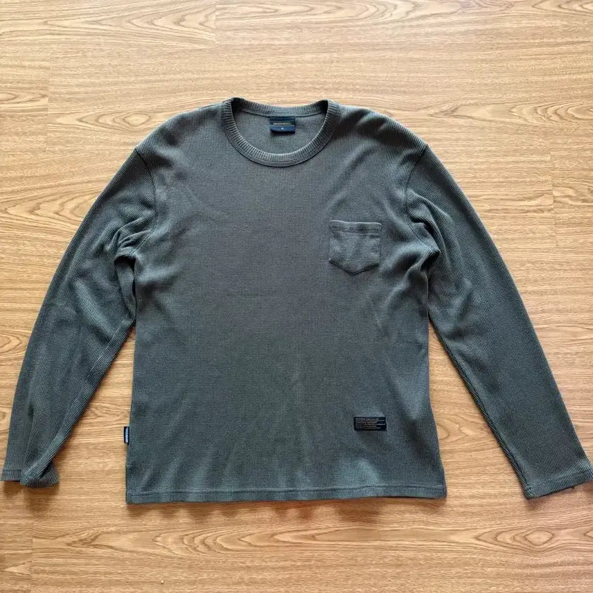 [BUNJANG] Uniform Bridge Waffle Long Sleeve T-Shirt / 유니폼 브릿지 와플 긴팡
