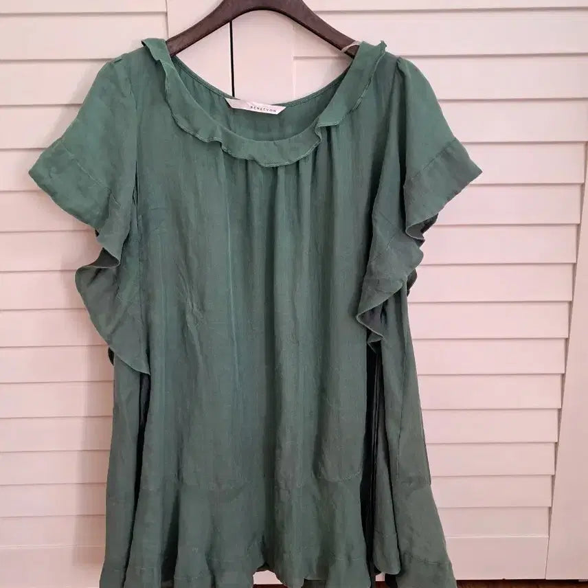 [BUNJANG] Lenibon Linen Blouse Size 66 / 레니본 린넨 블라우스 66