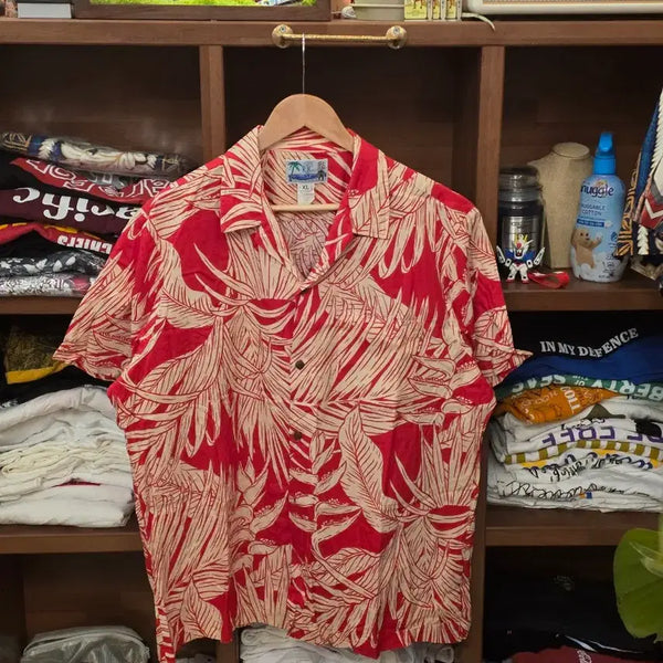 [BUNJANG] RJC Hawaiian Shirt Tropical Leaf Pattern Made in Hawaii XL / RJC 하와이안 셔츠 Made in Hawaii XL