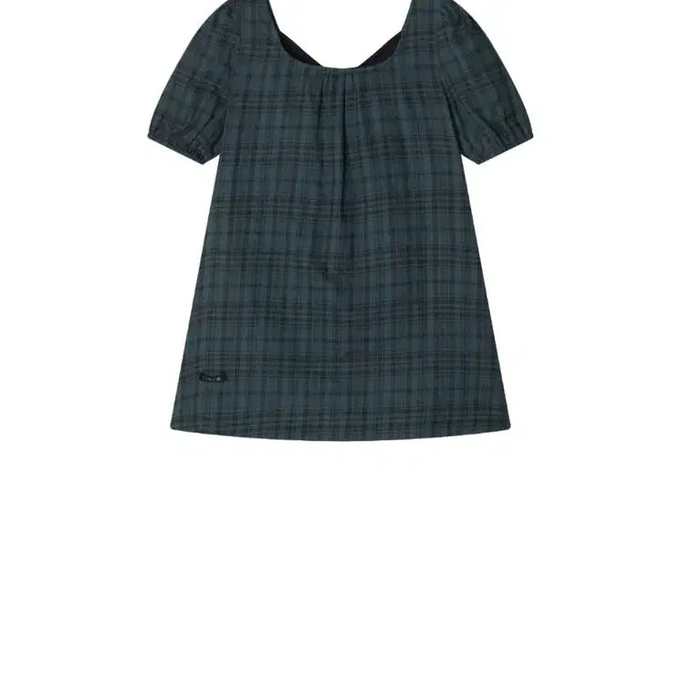 [BUNJANG] Colocynth Black Tie Blouse / 콜로신스 블랙 타이 블라우스 티얼 체크