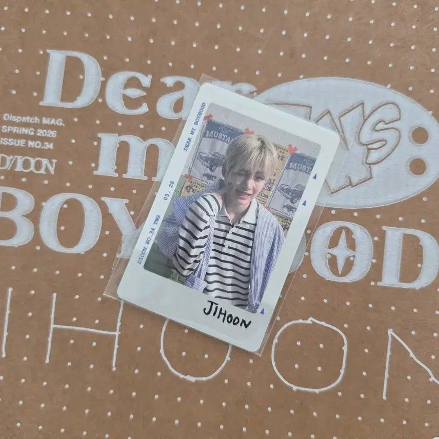 [BUNJANG] TWS Dicon Jihoon Version A Photocard / 투어스 디아이콘 지훈 A버전