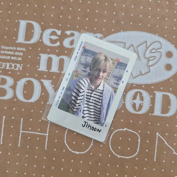 [BUNJANG] TWS Dicon Jihoon Version A Photocard / 투어스 디아이콘 지훈 A버전