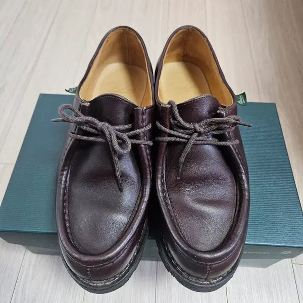 [BUNJANG] Paraboot Michael Cafe Leather Shoes Size 41 / 파라부트 미카엘 카페 41 사이즈 풀박스