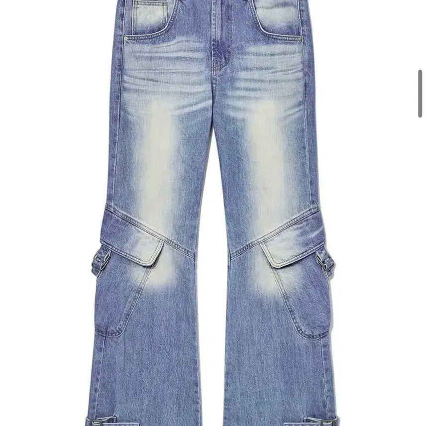 [BUNJANG] Openyy Cargo Denim Pants / openyy(오픈 와이와이) 니 카고 데님 팬츠