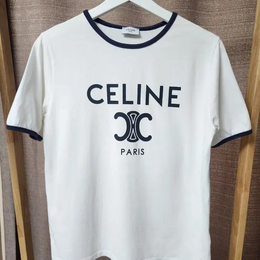 [BUNJANG] Celine Short Sleeve T-Shirt White / 셀린느 반팔티 화이트