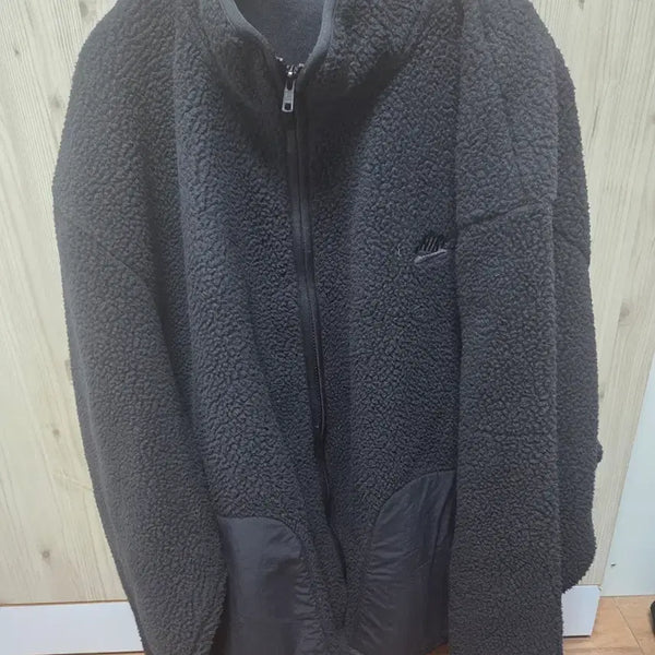 [BUNJANG] Nike Club Fleece Winterized Jacket Black / 나이키 클럽 플리스 윈터라이즈드 자켓 블랙