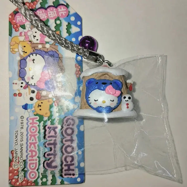 [BUNJANG] Hokkaido Limited Classic Hello Kitty Strap / 홋카이도 고토치 고전키티스트랩