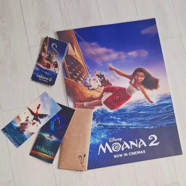 [BUNJANG] Moana TTT + Moana 2 OST + Poster Bundle Set / (3종일괄) 모아나 TTT + 모아나2 (오티+포스터)