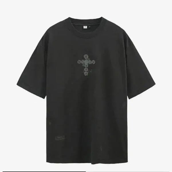 [BUNJANG] Politorer Used Floral Crosty Charcoal Size 2 / [2] 폴리테루 유즈드 플로럴 크로스티 차콜