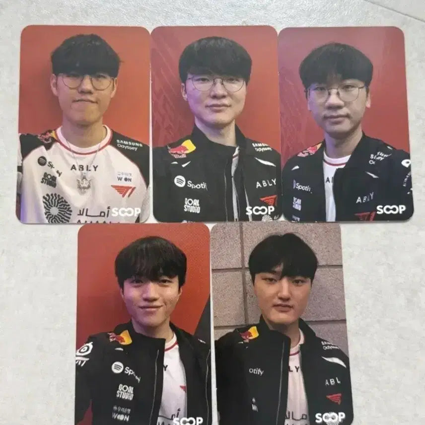 [BUNJANG] T1 Soop Photocard Bundle Set (5 members) Sealed / soop t1 포토카트