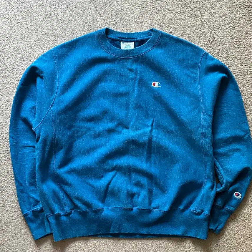 [BUNJANG] Champion Reverse Weave Sweatshirt Blue / [L] 챔피온 리버스위브 맨투맨 블루