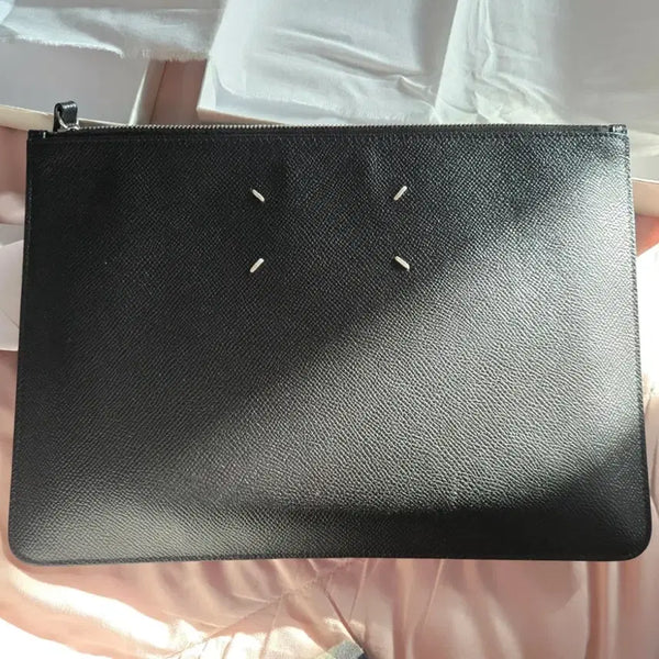 [BUNJANG] Maison Margiela Stitch Black Clutch / 메종 마르지엘라 스티치 블랙 클러치