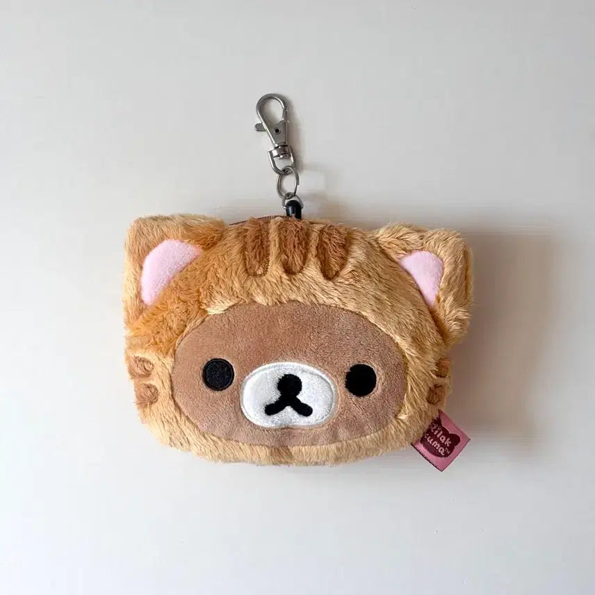 [BUNJANG] San-X Rilakkuma Lazy Pass Keyring Card Case / Sanx 산엑스 고양이 리락쿠마 릴패스 키링 카드케이스