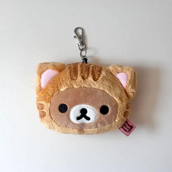 [BUNJANG] San-X Rilakkuma Lazy Pass Keyring Card Case / Sanx 산엑스 고양이 리락쿠마 릴패스 키링 카드케이스