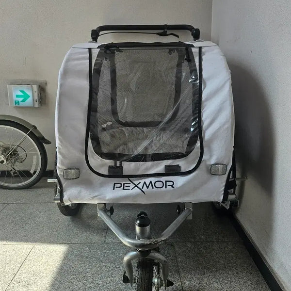 [BUNJANG] PEXMOR Pet Trailer Stroller / 자전거 트레일러 겸용 PEXMOR 애견 카트 유모차