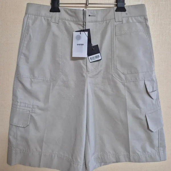 [BUNJANG] System Homme Cargo Half Pants Beige / (미착용새제품) *시스템옴므  반바지 82(32)*