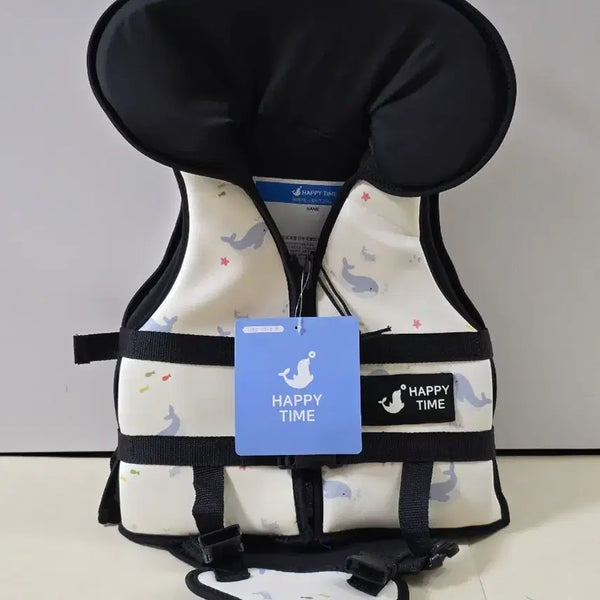[BUNJANG] Happytime Swim Jacket Life Vest (Up to 25kg) / [미사용] 해피타임 아동 구명조끼 물놀이조끼(25KG까지)