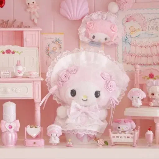 [BUNJANG] Sanrio My Melody White Frill Keyring / 산리오 화이트프릴 마이멜로디 키링