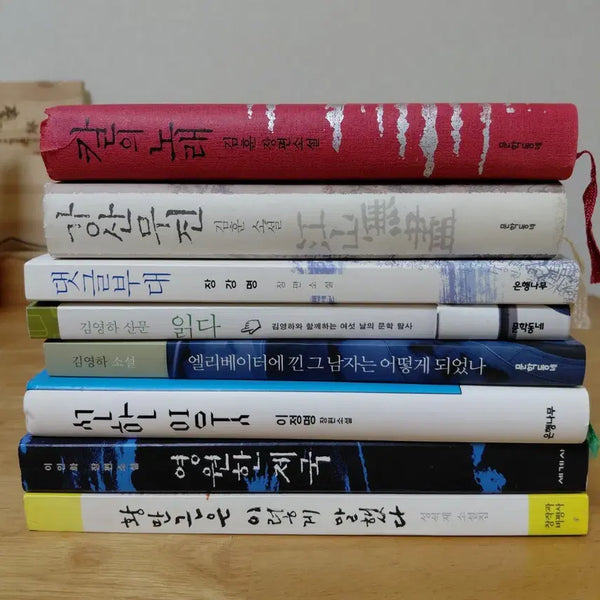 [BUNJANG] Kim Hoon, Kim Young-ha, et al. - 8 Novel Book Bundle / 김훈 칼의노래 강산무진 댓글부대 김영하 엘리베이터낀남자 등8종