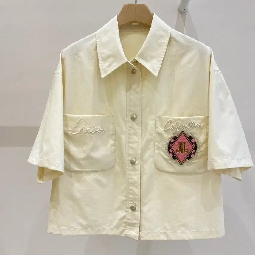 [BUNJANG] High Quality Beading Embroidery Shirt Blouse / 한점세일 제평 고퀄 비딩 자수 셔츠 블라우스