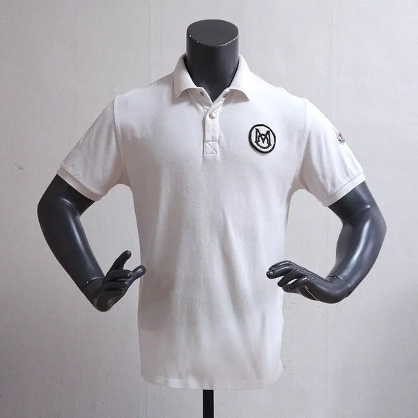 [BUNJANG] Moncler Short-Sleeve Polo Shirt / 몽클레어 반팔 카라티 100