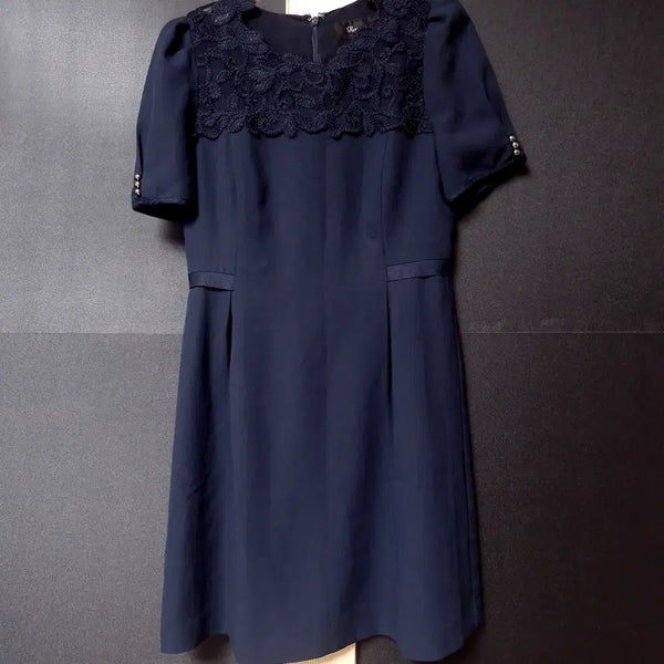 [BUNJANG] Roem Lace Panel Mini Dress Size 55 / 진짜만원 로엠 55 레이스배색 미니원피스