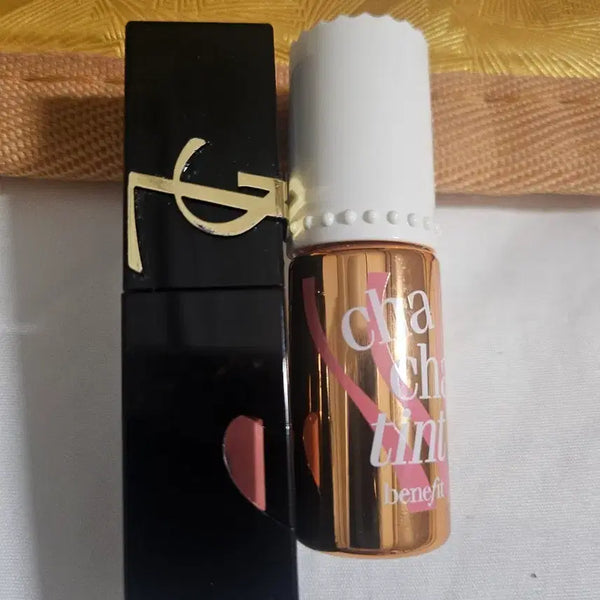 [BUNJANG] Yves Saint Laurent Lip Gloss + Benefit Cha Cha Tint / 입생 립글+차차틴트
