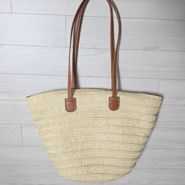 [BUNJANG] Raffia Shoulder Bag / 라탄 숄더백 라피아백