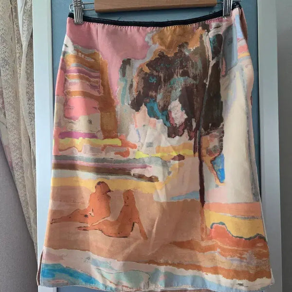 [BUNJANG] TIME Lace See-Through Skirt / 타임레이스스커트