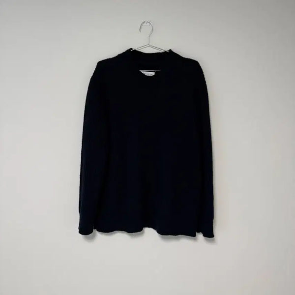 [BUNJANG] Maison Margiela Back Stitch Wool Sweater Knit / [S] 메종 마르지엘라 백 스티치 울 스웨터 니트