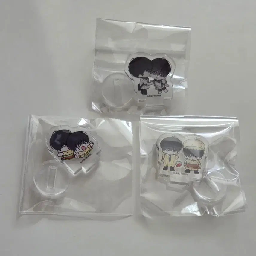 [BUNJANG] Bomtoon Wagle 'Monday's Savior' Art Keyring Set / 봄툰 BL 와글 작가전 월요일의 구원자 모펀 키링 가챠 굿즈