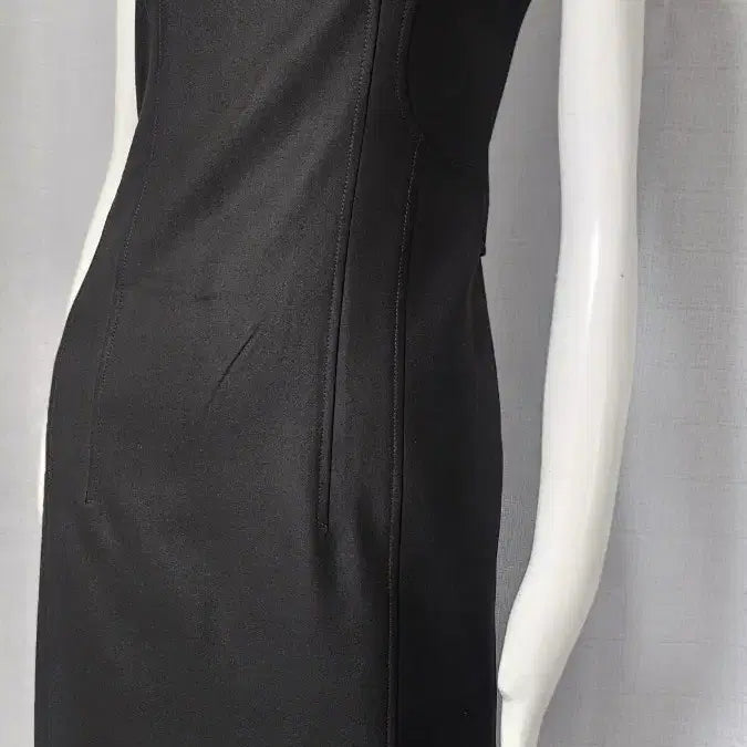[BUNJANG] TIME 96% Silk Simple Design Dress / TIME 견96프로 심플 디자인 자크 안감 원피스..82-94-160
