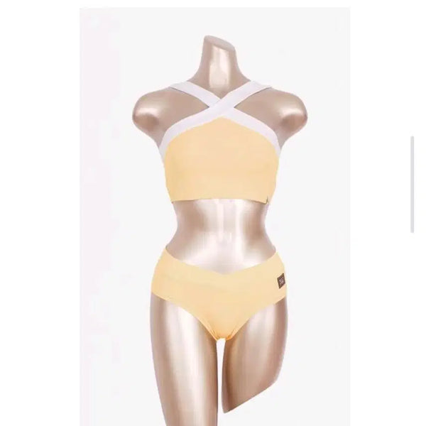 [BUNJANG] Kelly Sports Karen Eve Set Milk Tangerine S Size Pole Wear Set / 켈리스포츠 폴웨어 세트 새상품 S 캘리 켈리