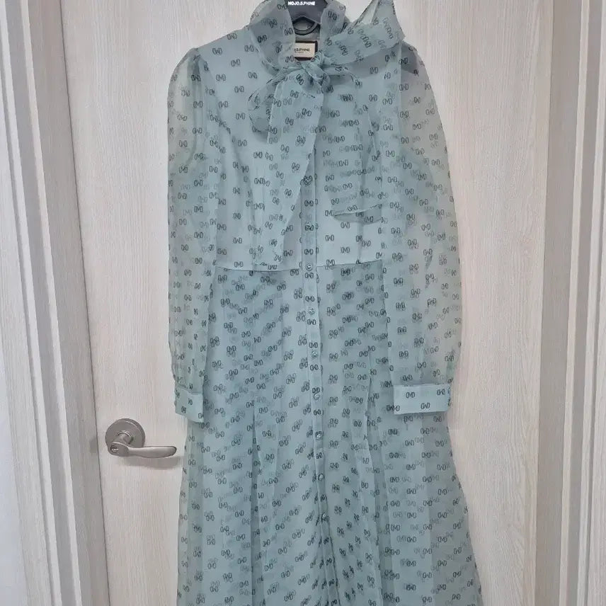 [BUNJANG] MOJO.S.PHINE Mint Ribbon Dress / 모조에스핀 민트 리본원피스