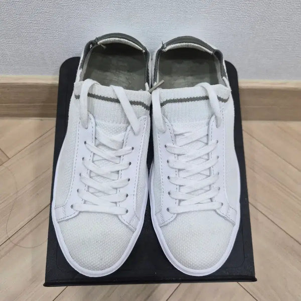 [BUNJANG] Lacoste White Sneakers / 라코스테 흰색 스니커즈 신발 230