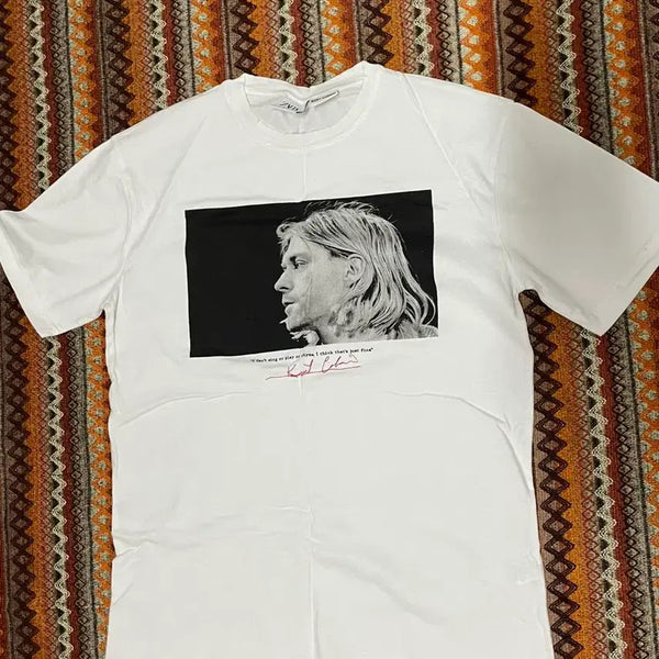 [BUNJANG] Nirvana Kurt Cobain T-Shirt / 커트코베인 티셔츠