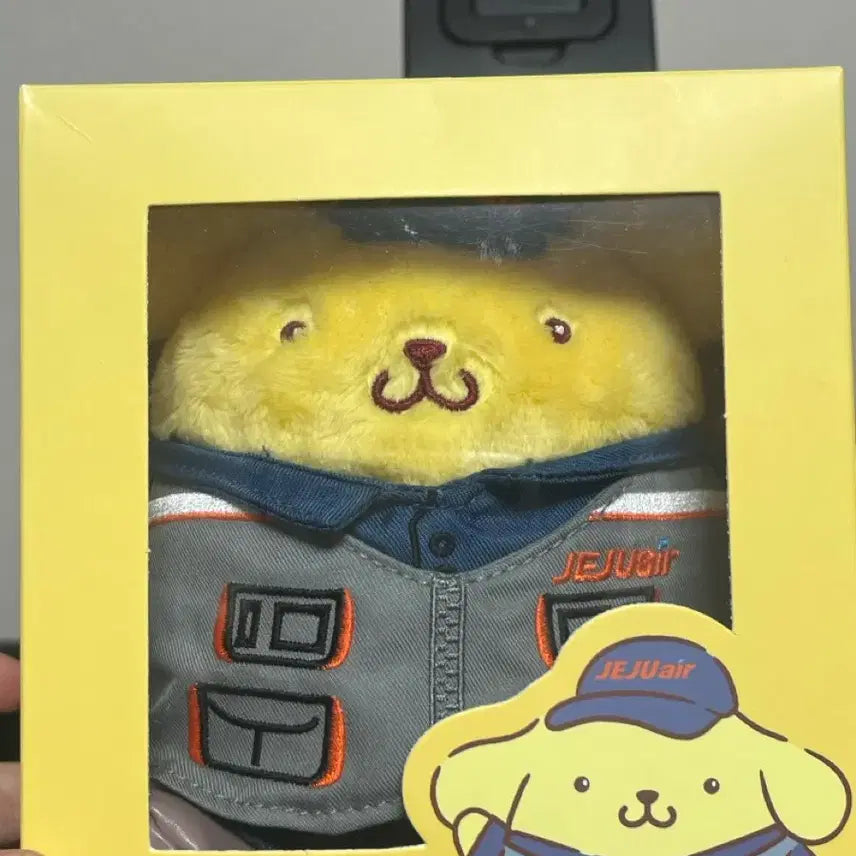 [BUNJANG] Pompompurin Jeju Air Uniform Doll / 폼폼푸린 제주항공 유니폼 인형
