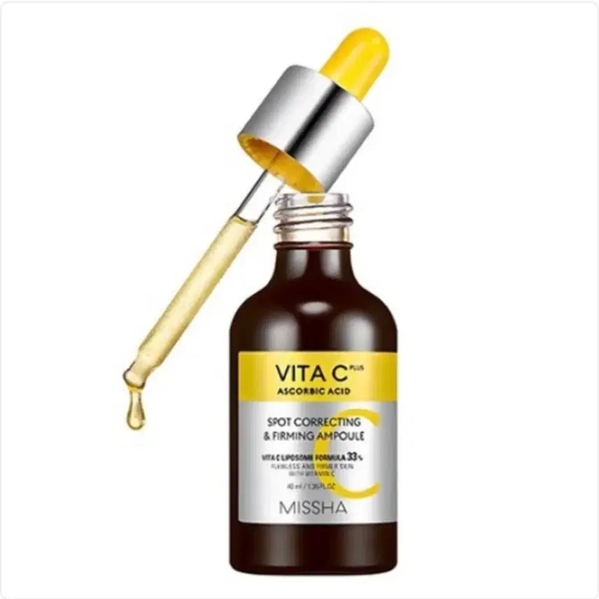 [BUNJANG] MISSHA Vita C+ Brightening Tightening Ampoule 40ml / 새상품)미샤 비타씨플러스 잡티씨 탄력앰플 40ml