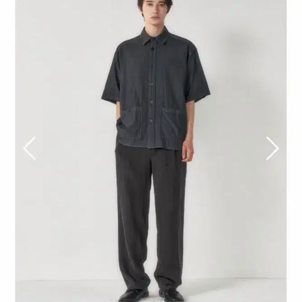 [BUNJANG] Artifacts Garment Dyed Two Pocket Half Shirt XL / [XL] 아트이프액츠 가먼트 다잉 투 포켓 하프 셔츠 반팔 셔츠 - 페이