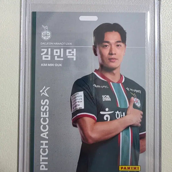 [BUNJANG] Panini 2026 K League Kim Min-deok Pitch Access Silver Card / 2026 k리그 파니니 김민덕 Pitch Access 실버 대전하나시티즌