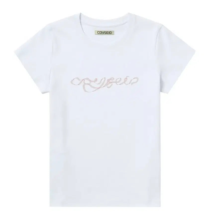 [BUNJANG] Koiseio Ribbon Side Strap T-shirt - White / 코이세이오 리본 사이드 스트랩 티셔츠 화이트