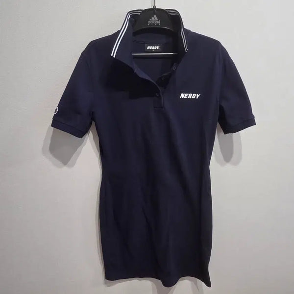 [BUNJANG] NERDY Navy Collar Dress S / 널디 네이비 카라 원피스 S
