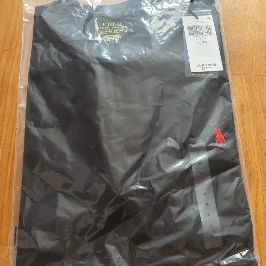 [BUNJANG] Polo Ralph Lauren Black Short Sleeve T-Shirt XL / 폴로 랄프로렌 블랙 반팔 티셔츠 XL