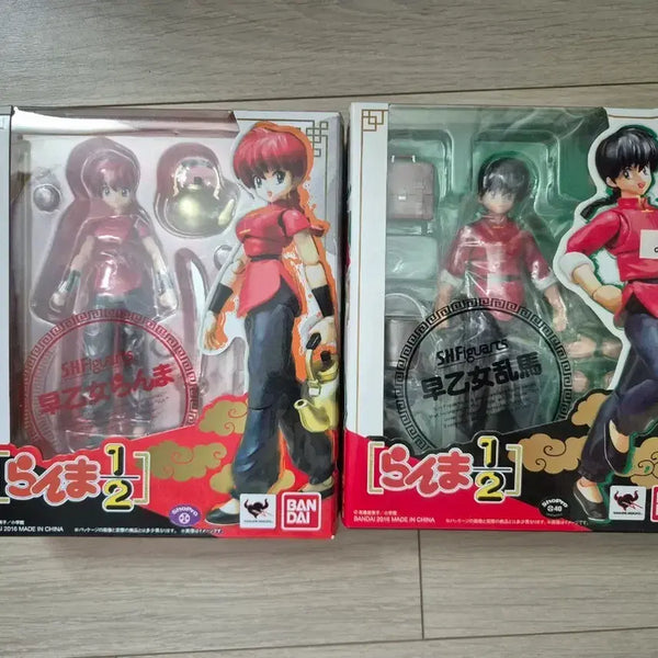 [BUNJANG] Ranma 1/2 Ranma (Female & Male) SHF Figures Bundle Set / 구판 shf 란마 여자 남자 일괄