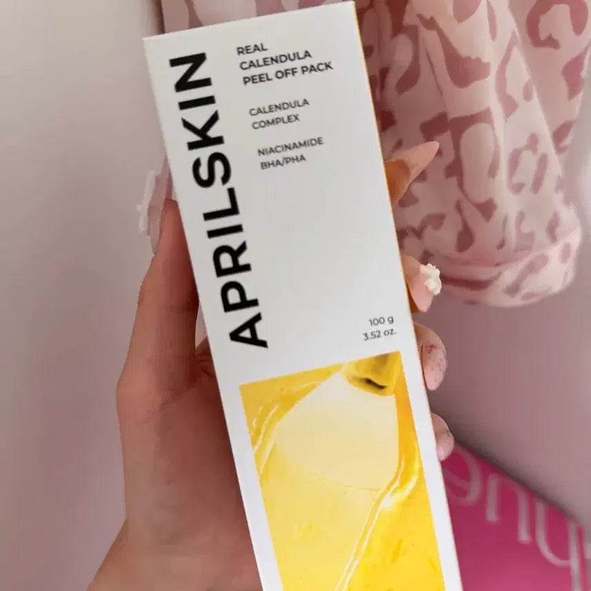 [BUNJANG] Sealed Aprilskin Real Calendula Peel Off Pack 100g / [미개봉] 에이프릴스킨 리얼 카렌듈라 필오프팩 100g
