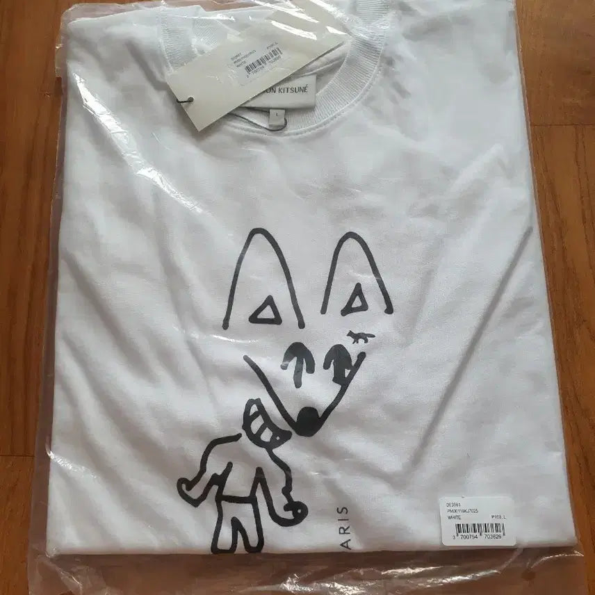[BUNJANG] Maison Kitsuné Short Sleeve T-Shirt White L / 메종 키츠네 반팔 티셔츠 화이트 L