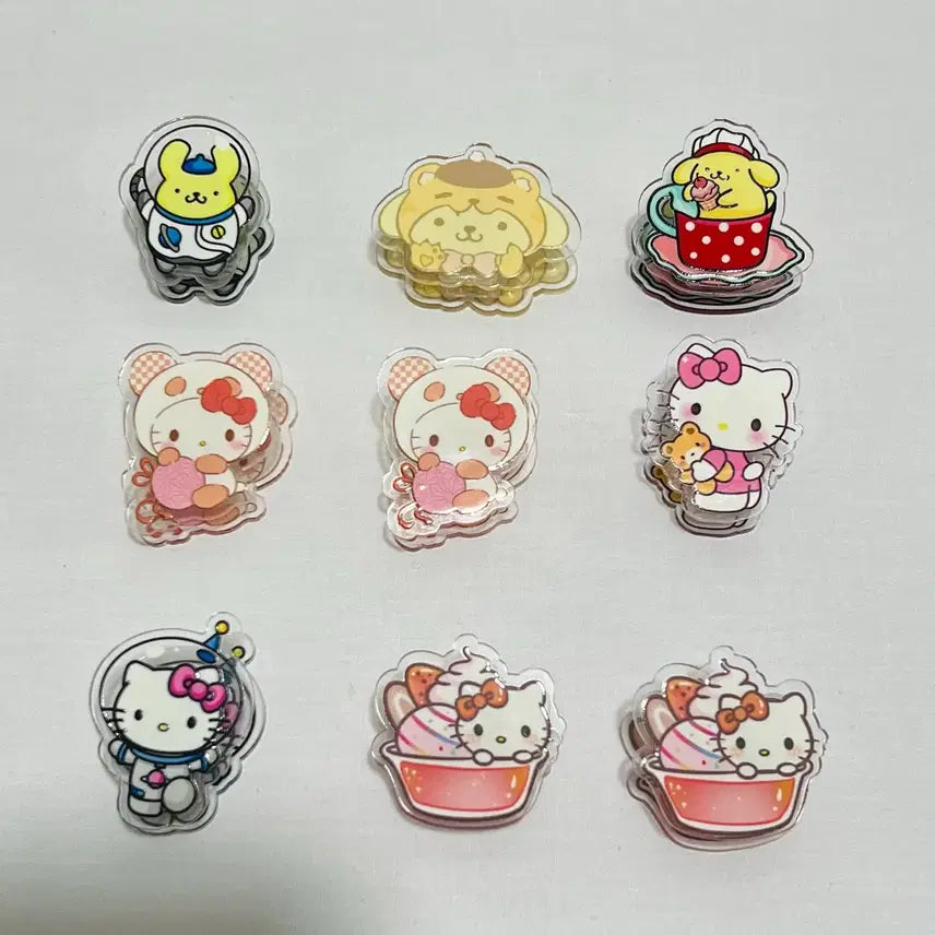 [BUNJANG] Sanrio Character Mini Clips / 산리오 집게
