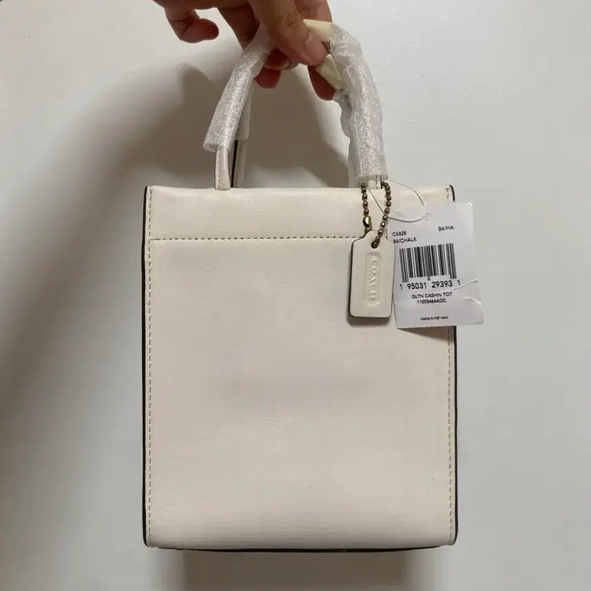 [BUNJANG] Coach Mini Cassie Tote Bag C4828 Chalk Unused / 코치 미니 캐신 토트백 C4828 Chalk 미사용 새상품